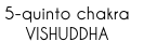 5-quinto chakra
VISHUDDHA
